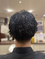 スカイ 亀戸店 (sky)&nbsp;ハイライト/マッシュパーマ/アッシュブラック<理容室>[亀戸]