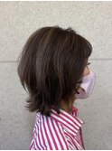 ミディアムレイヤースタイル