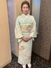 ［晴れの日］着付け+セット￥14000