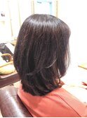 30代40代50代/外ハネミディアム/エレガント外ハネ