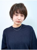 ショートボブ/小顔/ニュアンスパーマ/ブルーージュ[原宿]