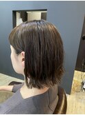切りっぱなしボブ
