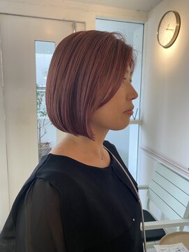 デパール 表参道店(depart) 大人可愛い30台40代50代前下がりショートボブくびれショート