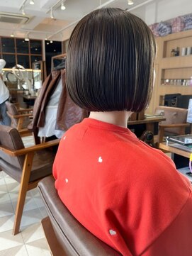 バブ バイネオリーブ(Bab by neolive) 自由ヶ丘ミニボブイメチェン外ハネボブ美髪顔まわり