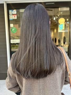 ラック 津田沼(LUCK) オリーブグレージュ/ダブルカラーインナーカラーケアブリーチ