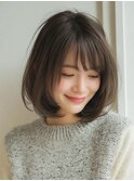 ふんわり内巻きショートボブ