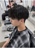 【Lond LOGAN亀井】名古屋メンズパーマ ツイストスパイラル眉毛
