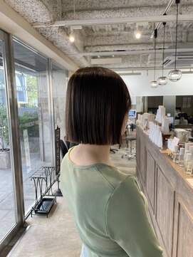 ルチア パリ(Luccica PARIS) 縮毛矯正×bob