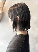 切りっぱなし×くびれボブ♪