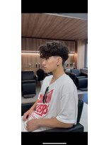 リッチブランドアンドコー(Rich Brand&Co) スパイキーショート フェード スペインカール ルーズパーマ