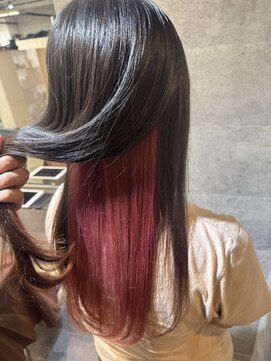 キャラ シャローネ 池袋(Chara Chalone) インナーダブルカラー/ピンクカラー/ブリーチ/社会人/【たいし】