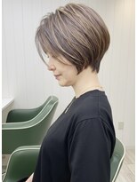 リーフ 王寺店(LEAF≠) 白髪ぼかしハイライト×グレージュ