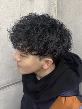 オーシャントーキョー ホワイト 原宿(OCEAN TOKYO WHITE) お客様スタイル刈り上げマッシュ波巻きツイストスパイラルパーマ