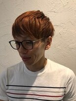 ソレイユ シンサカエ(SOLEIL SHINSAKAE)&nbsp;人気のオレンジ×ツーブロックマッシュ☆