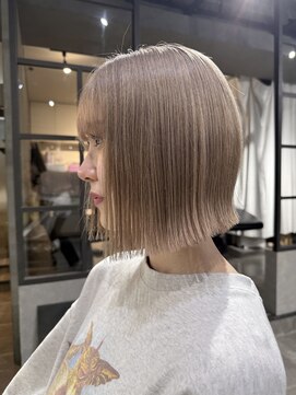 レアング(LeAng) タッセルボブ×ミルクティー