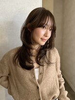 パーク(PAAQ)&nbsp;レイヤーカット/小顔/藤沢レイヤーカット/藤沢ベージュ
