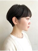 ベリーショート無造作カット/夏カラー/小顔に見えるショート