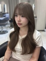 ユーフォリア 池袋東口駅前店(Euphoria)&nbsp;透け感グレージュ×顔まわりレイヤー