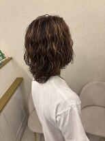 レム 長野(REM)&nbsp;茶金メッシュ　サーフカール　関口