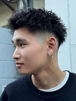 テン 心斎橋(tenn.) 難波スペインカールサーフカールツイストスパイラルパーマ20代