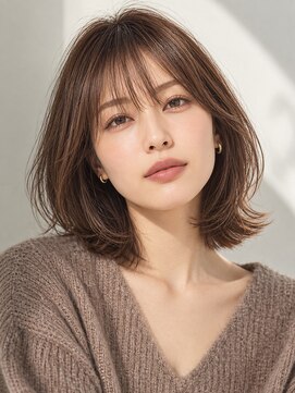 ベイショア(Bay Shore NY) 美髪彩生プレトワカラー/白髪ぼかし/ブラウンベージュ/レイヤー