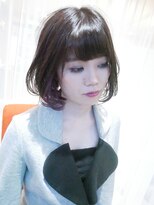 エル バイ ファースト(L by first)&nbsp;【L by first】ワンカールボブ×ピンクのインナーカラー