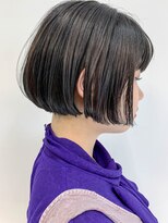 テトヘアー(teto hair) short(切りっぱなしボブ、ショートボブ、ブルーブラック)