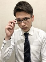 グレイスフル バーバープラチナム 六本木店(Graceful Barber platinum)&nbsp;スーツにキマるビジネススタイルショートレイヤー＜理容室＞