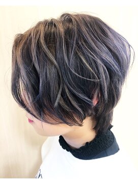 ベニ 岩沼たけくま店(BENI) ハイライト×ブルーバイオレット