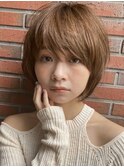 [aRiettaAZABU]小顔ショート/丸みシルエット/大人可愛いミニボブ