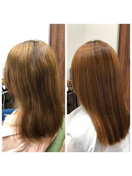 ヘアーグラン(Hair Gran.) 縮毛矯正施術例