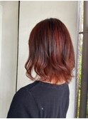ナチュラルな赤味◎レッドブラウン
