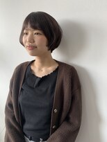 ヘアーサロン ハイプ(HYPE) ショートボブ×アメジストカラーでつくる柔らかベージュ