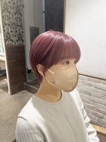 ネオリーブカップ 町田店(Neolive capu)&nbsp;くすみピンク♪マッシュショート