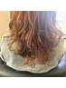 毛先ふんわりデジタルパーマ＋カット（ブリーチ毛はNG）　￥8800
