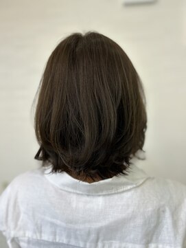 エヌプラス ヘアー(N+ hair) アッシュベージュ　ボブ