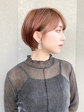 ロンド レグリーズ 立川(Lond leglise) ショート×顔周り×前髪×シルキーベージュ×グレージュカラー