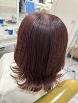 シアン 立川店(Shian)&nbsp;ブリーチなしワインレッドカラー