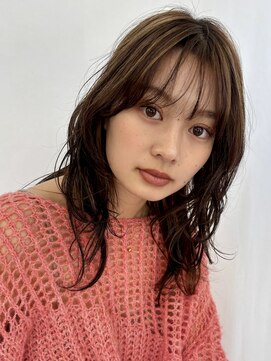 トリッカ 代官山(tricca) 【tricca代官山rin】ブリーチなし柔らかベージュ/レイヤーカット