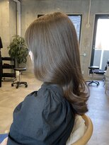 イミ(imi) レイヤーカット/カーキグレージュ/オリーブグレージュ/髪質改善