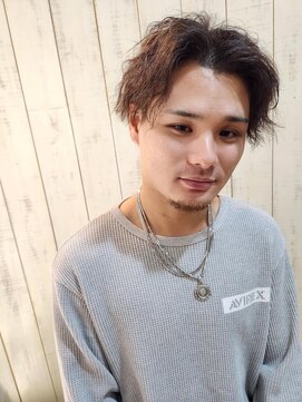 エスポワール 北習志野店(ESPOIR) センターパート×波巻きパーマ