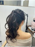 ポニーテール/結婚式/ドレスヘア/パーティー★