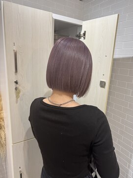 ジーナ 西新(Zina) ミニボブ＊ボブ＊ハイトーンカラー