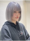 【小野】ケアブリーチハイトーンカラー寒色カラーシルバー吉祥寺