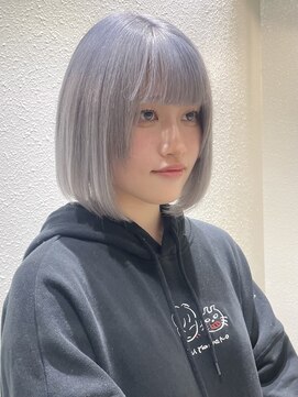 エミス バイ メルト 吉祥寺(emis by melt) 【小野】ケアブリーチハイトーンカラー寒色カラーシルバー吉祥寺