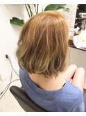 ゆるふわウェーブ　ハイトーンベージュ 池袋/30代40代50代
