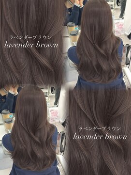 アマトウキョウスマートサロン(AMA TOKYO×Smart Salon) 韓国ヘア　透明感カラー　ラベンダーブラウン
