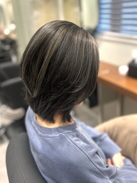コントラストハイライト◎レイヤーボブ《高倉》