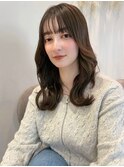 大人ガーリー/ダークアッシュ/似合わせカット［府中］