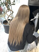 ヲタク(wotaku.)&nbsp;ミルクティーベージュグレージュダブルカラーケアブリーチロング